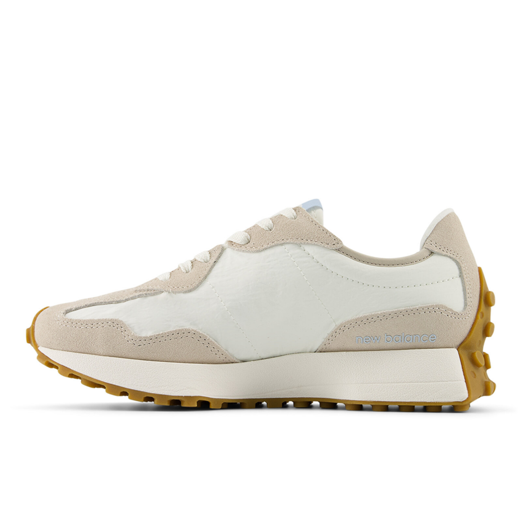 327 Unisex Spor Ayakkabı Beyaz/Mavi/Kahverengi - 3