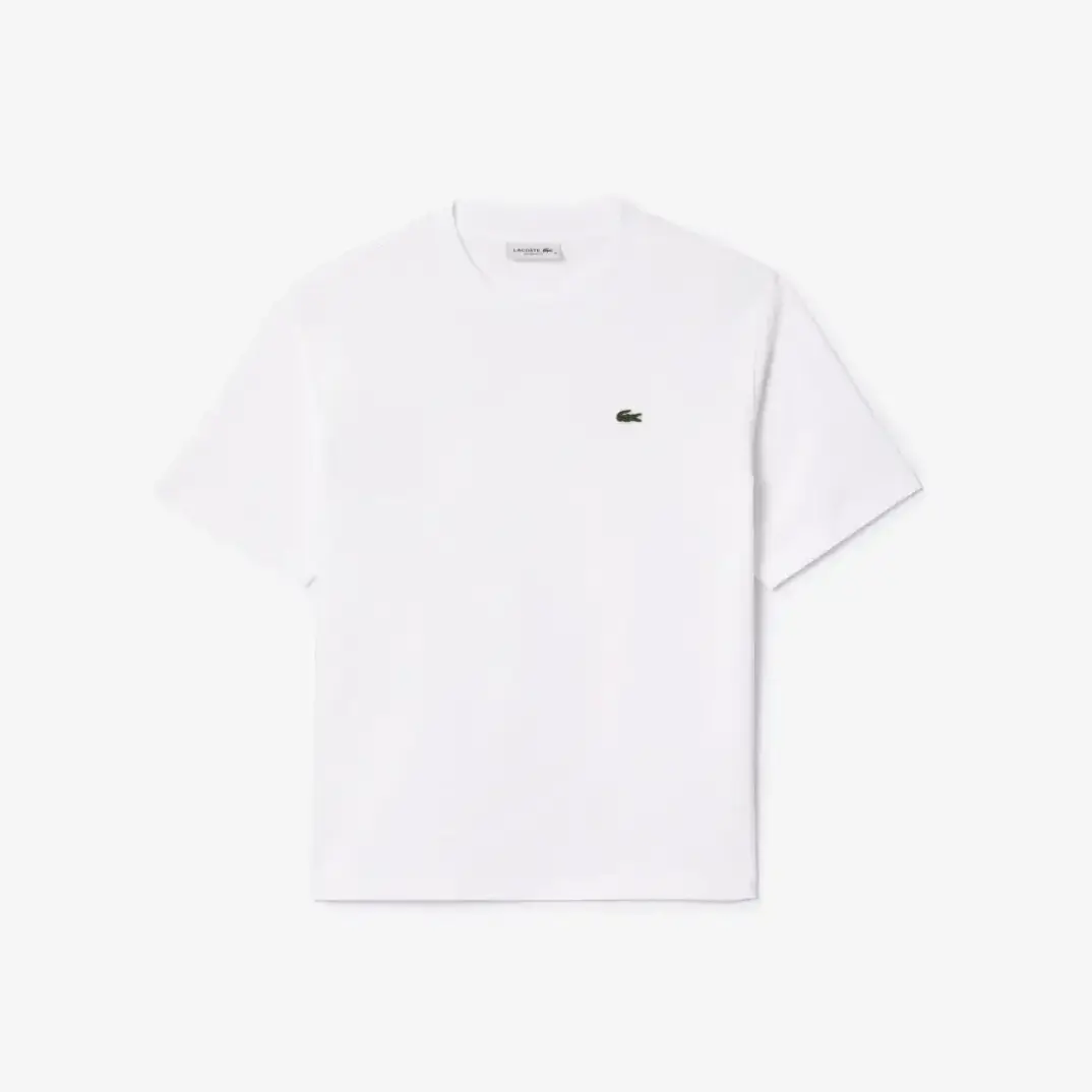 Classic Fit Bisiklet Yaka Kadın T-Shirt Beyaz - 4