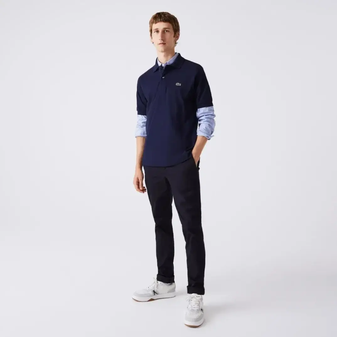Classic Fit L1212 Polo Lacivert - 2