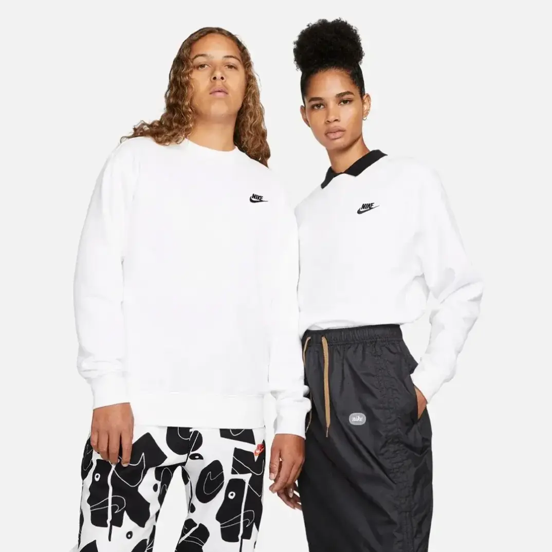 Club French Terry Sweatshirt Beyaz - 1