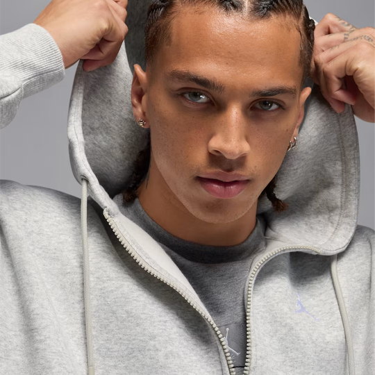 Jordan Fleece Full-Zip Eşofman Takımı Gri - 7