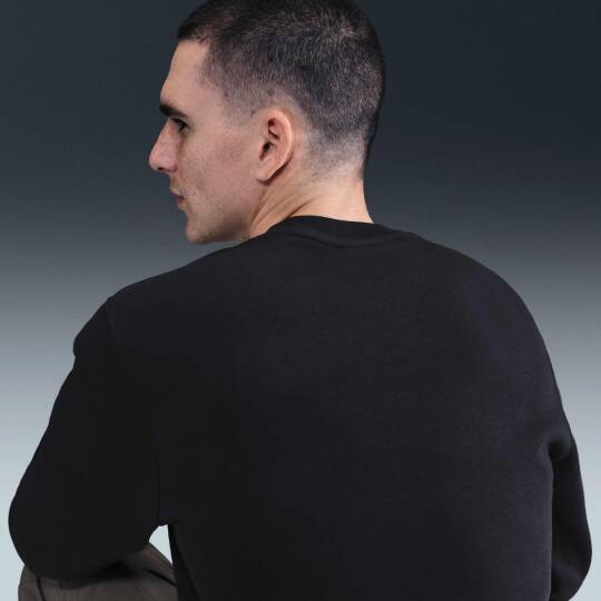 Club Fleece Sweatshirt Siyah - 4