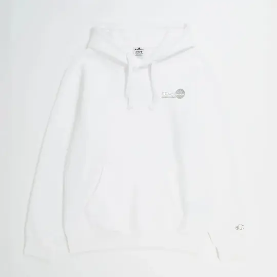 Eco Future Crewneck Hoodie Beyaz