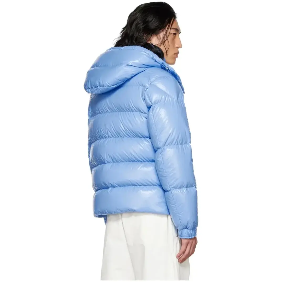 Maya Hooded Short Down Mavi Mont - 4