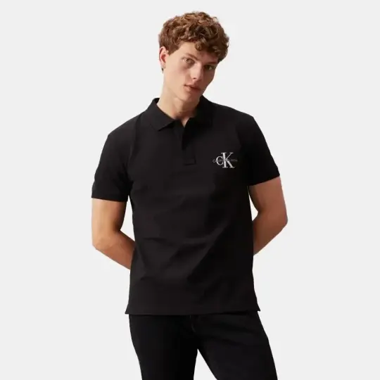Monologo Polo T-Shirt Siyah