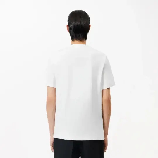 Regular Fit Bisiklet Yaka Baskılı T-Shirt Beyaz - 2