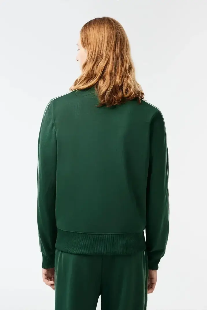 Regular Fit Fermuarlı Sweatshirt Yeşil - 4