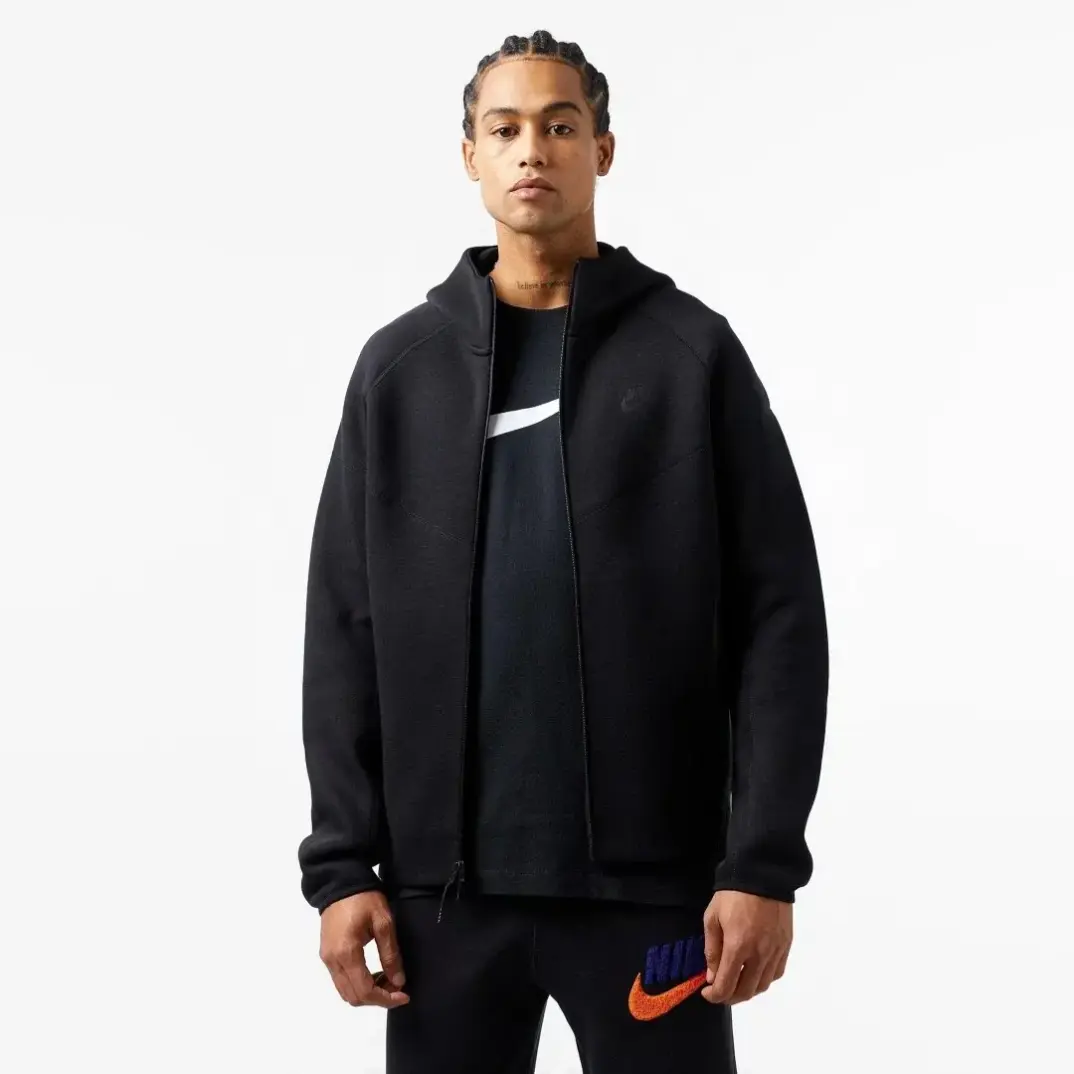 Sportswear Tech Fleece Windrunner Eşofman Üstü Siyah - 1