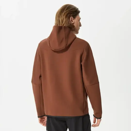 Tech Fleece Full Zip Hoodie Cocao WowSiyah - 2