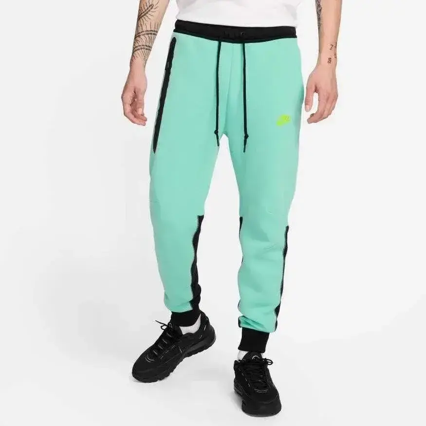 Tech Fleece Joggers GreenBlack - 1