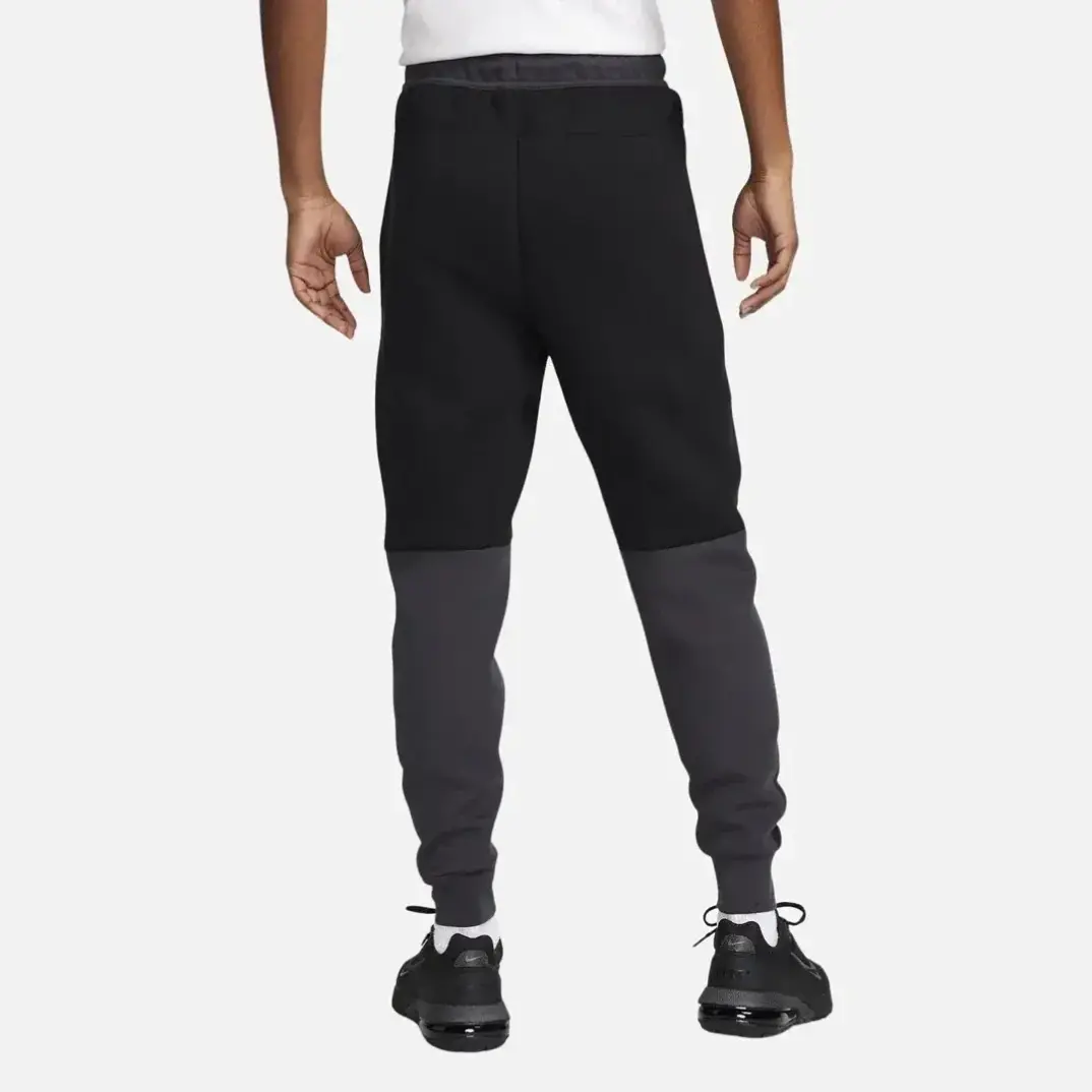 Tech Fleece Joggers SiyahDark Smoke GreyLight Crimson - 2