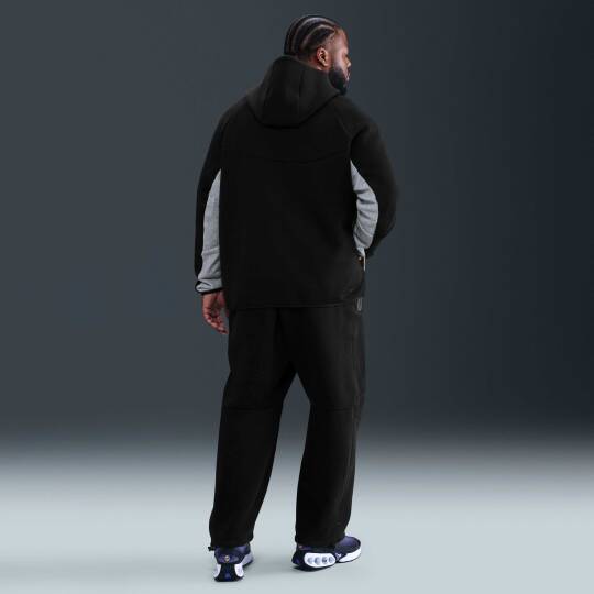 Tech Full-Zip Windrunner Hoodie Dark Grey Heather Black - 9